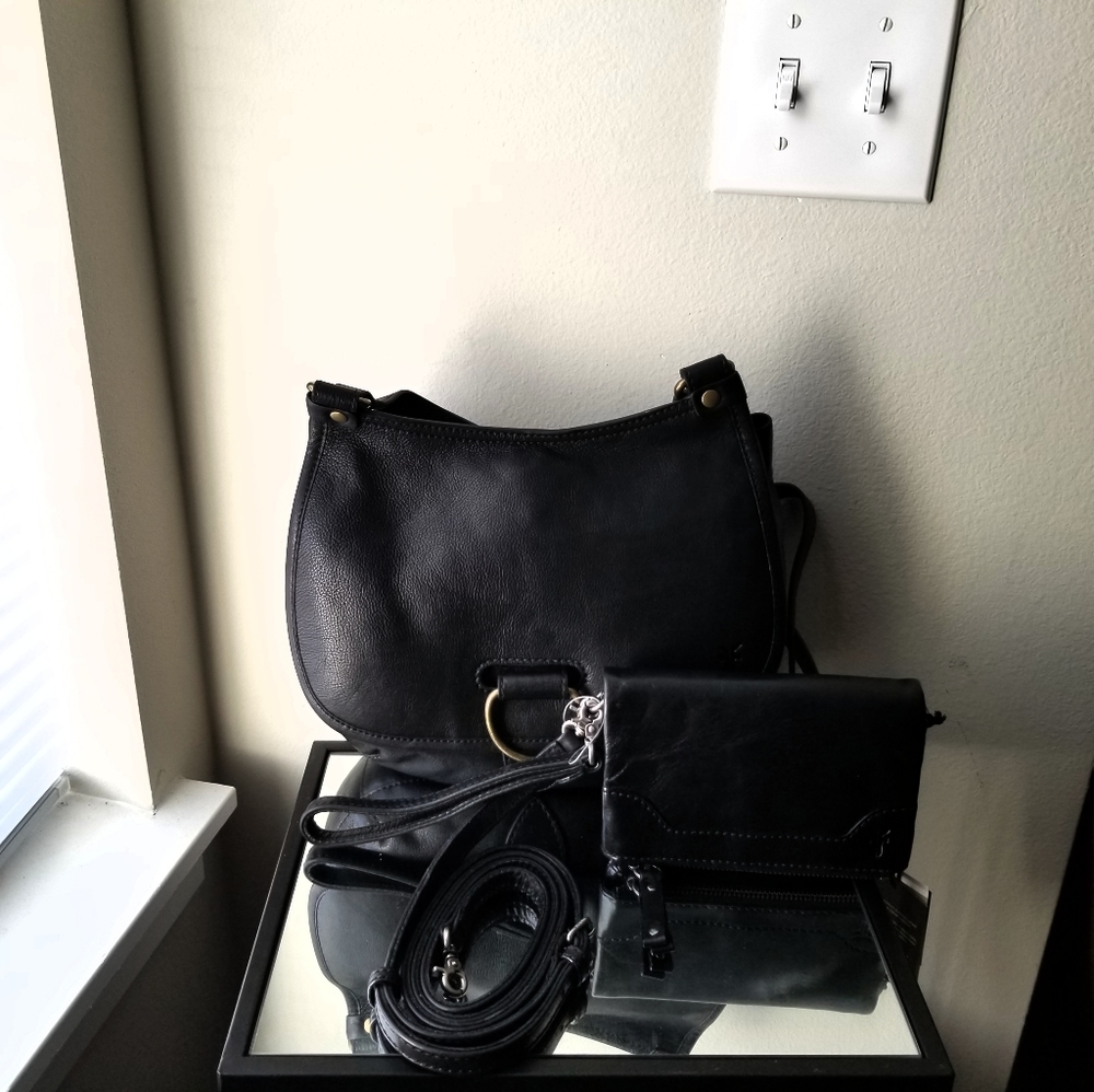 FRYE BUNDLE WOMEN'S MED PURSE/CROSSBODY & SM PURSE/CROSSBODY